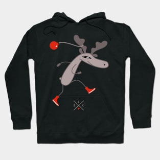 Christmas moose Hoodie